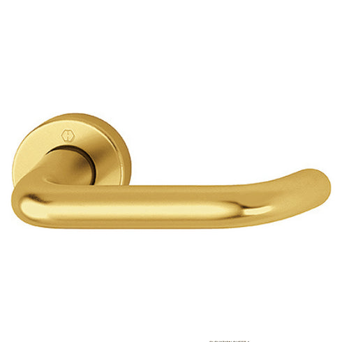 HOPPE Paris Aluminum Interior Door Handle Set F3 Gold Effect